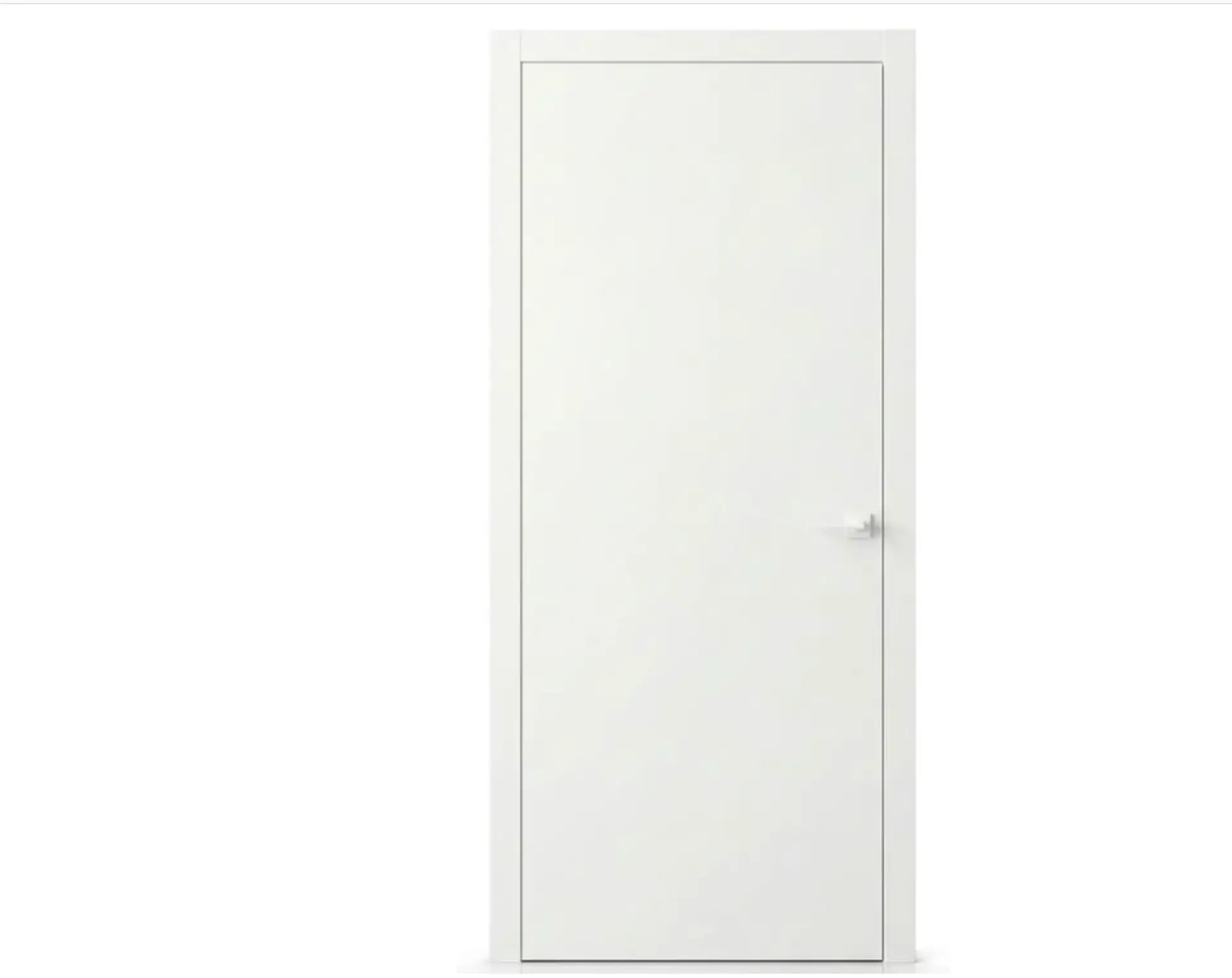 Porte fini invisible flat âme tubul.83 cm à peindre 201.5cm